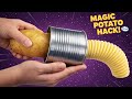How to make a spiral potato slicer || DIY spring potato machine