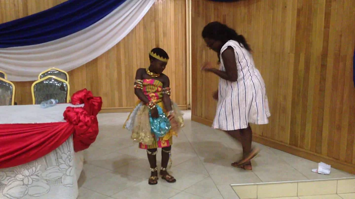 Little Girl Dances Adowa At 23rd GRASAG National Delegates Congress