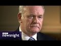 Martin McGuinness speaks to Jeremy Paxman in 2014 - BBC Newsnight