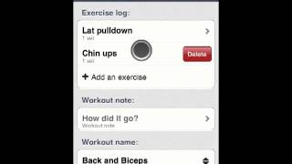 How to delete an exercise - Gym Hero screenshot 5