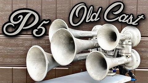 Old Cast P5!! Nathan Airchime Real Train Horn