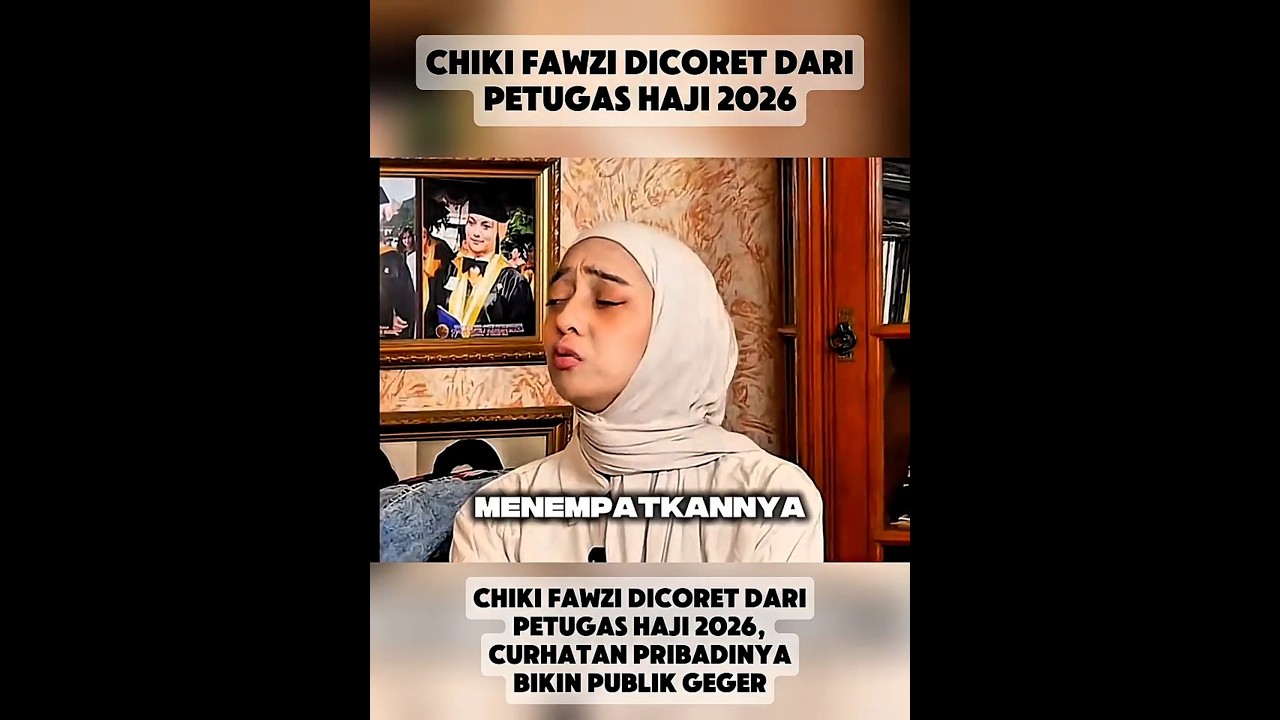 Chiki Fawzi Dicoret dari Petugas Haji 2026 
