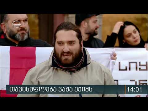 ექიმ ვაჟა გაფრინდაშვილის მხარდამჭერი აქცია გაიმართა