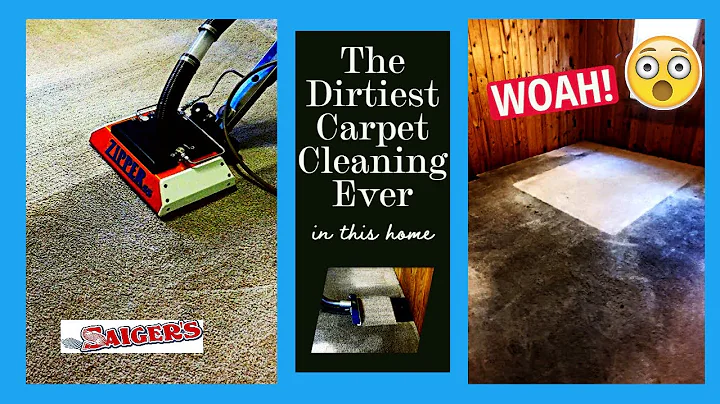 Some of the DIRTIEST Carpet Cleaning Ever in this ...