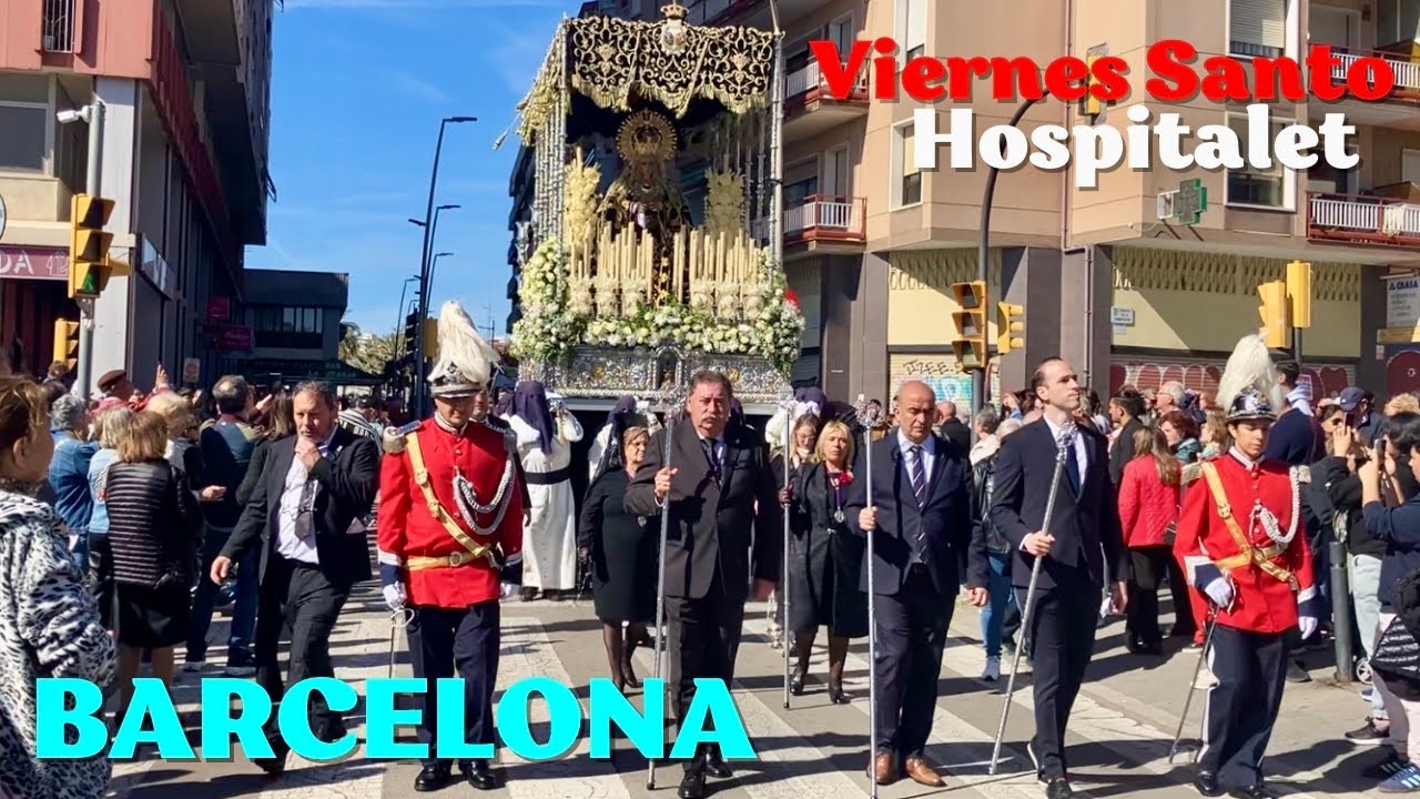 Viernes Santo Cofradía 15+1 Procession in L’Hospitalet | Good Friday in Barcelona 2025