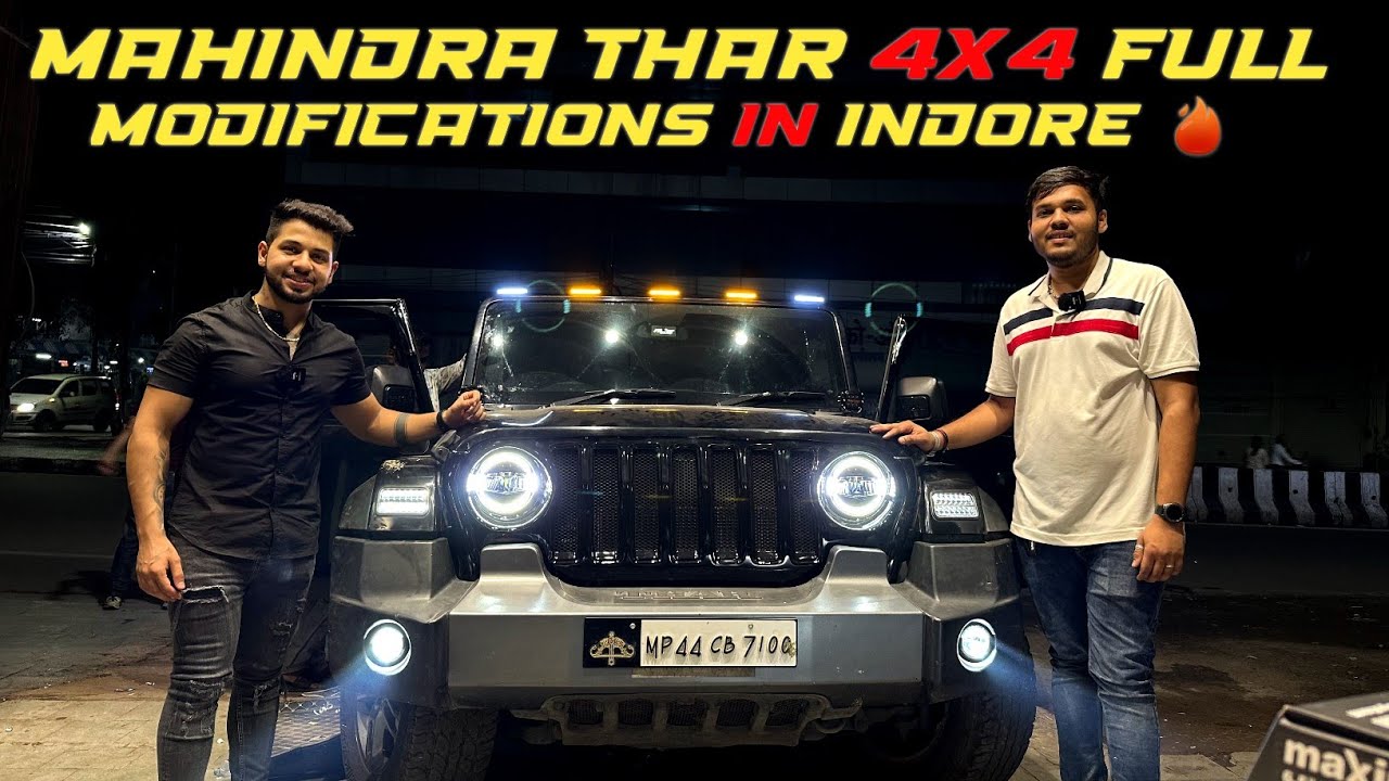 Thar 4x4 Full Modification's Done By New Friends Car Decor In Indore