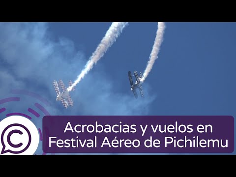 Vuelos y acrobacias en Festival Aéreo de Pichilemu - Parte 01