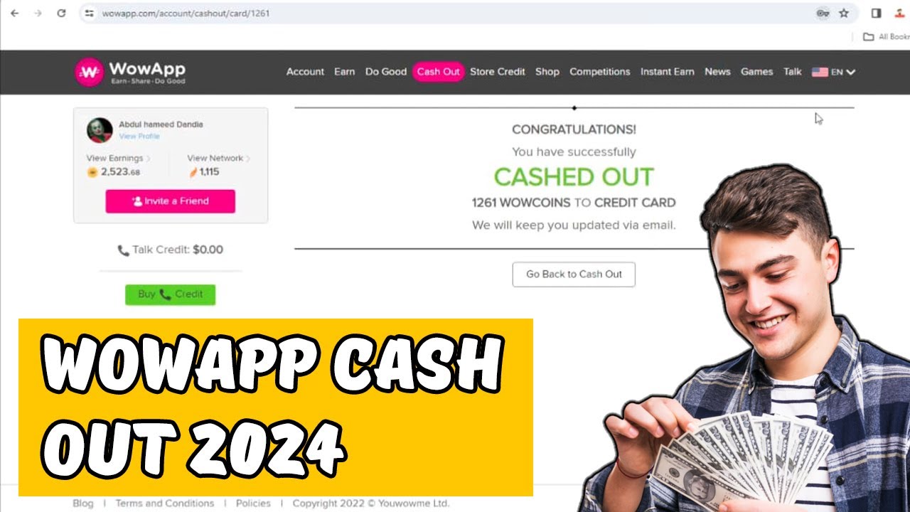 Wowapp Cash Out 2024 