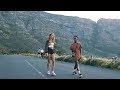 SKATEBOARDING ON TABLE MOUNTAIN IN CAPE TOWN, SOUTH AFRICA