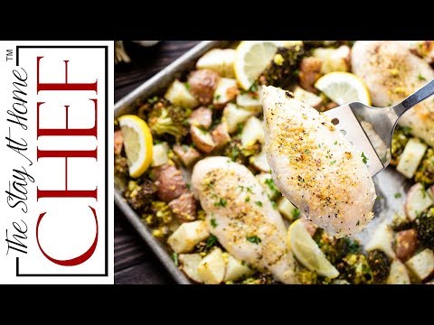 Sheet Pan Parmesan Garlic Chicken Broccoli and Potatoes