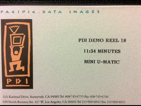 1992 Pacific Data Images PDI Demo Reel 18
