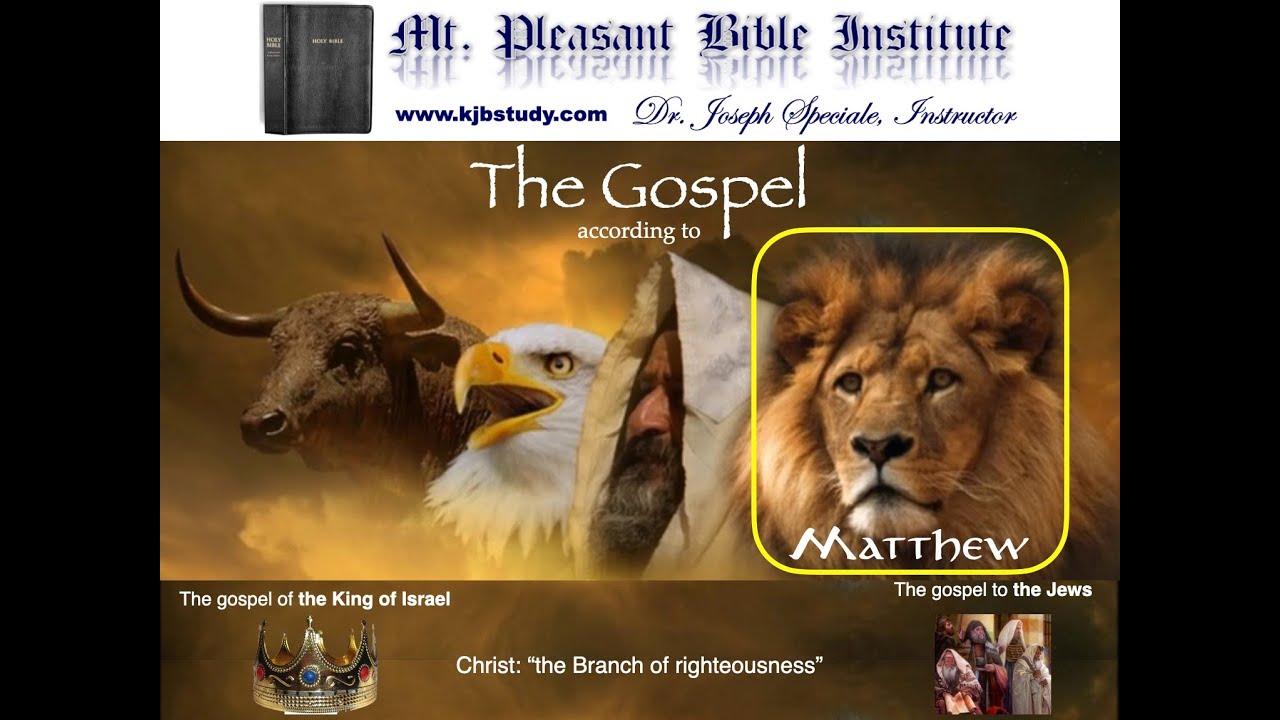 Mt. Pleasant Bible Institute (11/24/25)- Matthew - YouTube