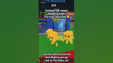 Getting the rarest secret from the new fuse machine in Roblox steal a brainrot