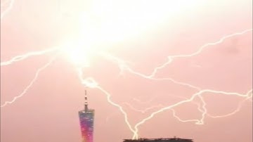 Top 10 Dangerous 😤 Lighting Strikes Thunder recorded 1 minute video #2025