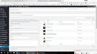 How to add product parent and child categories
