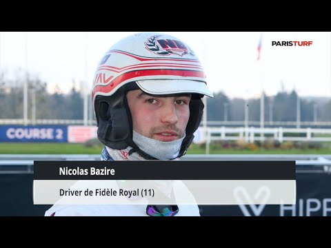 Nicolas Bazire, driver de Fidèle Royal (23/07 à Enghien)