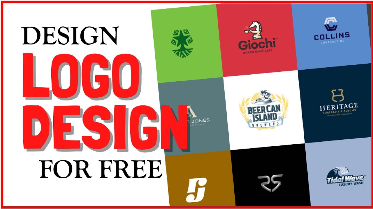 HOW TO DESIGN A LOGO FOR FREE - CANVA - YouTube
