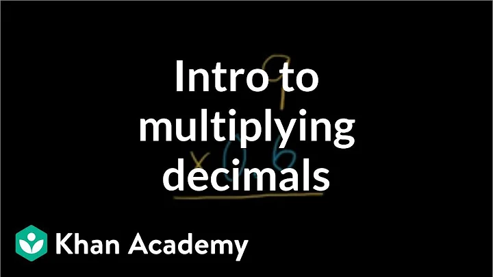 Introduction to multiplying decimals | Decimals | Pre-Algebra | Khan Academy