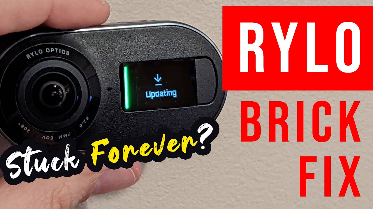 How to Fix a Bricked Rylo 360 Camera - Stuck Updating Firmware