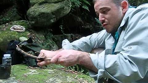 Carving feather sticks with a convex edge