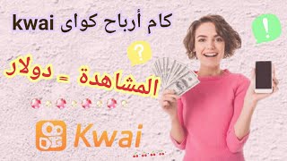 حقيقة أرباح كواى kwai كام تساوى 1000 مشاهدة بالدولار ؟!