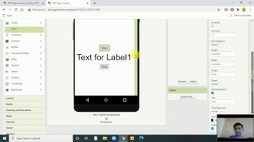 How to create step counter application in MIT app inventor 2 Part1