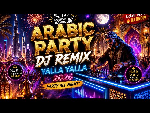 Arabic Party DJ Remix 2026 🔥 | Yalla Yalla Dance Night | Arabic Club Song | Party All Night