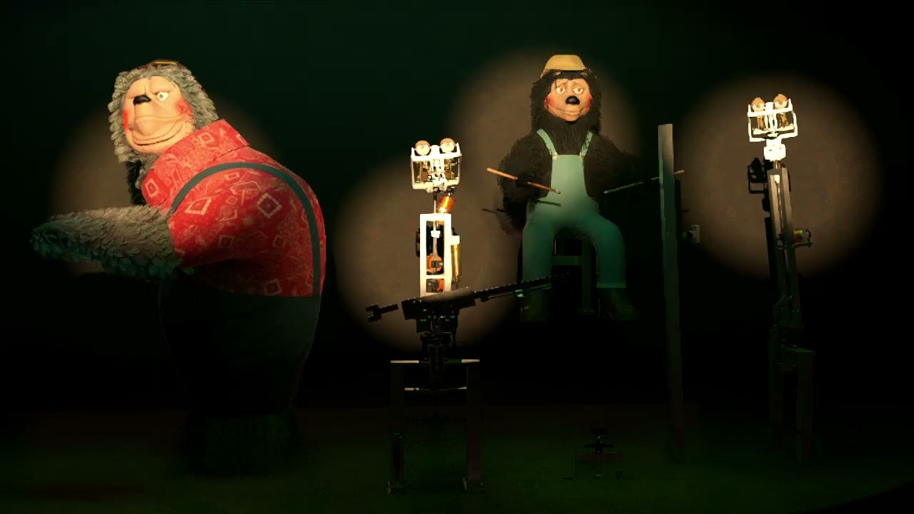 Retromation Hard Luck Bears Show NO EYE MOVEMENTS ( Sorry )