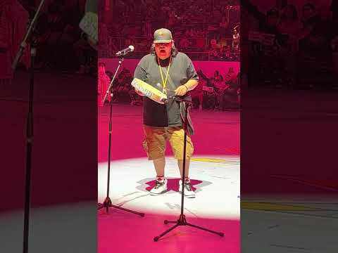 Gathering of Nations 2023 Hand Drum contest Delvin Keeswood