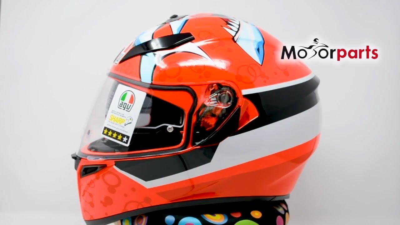 AGV K-3 SV Pinlock Multi Attack - YouTube