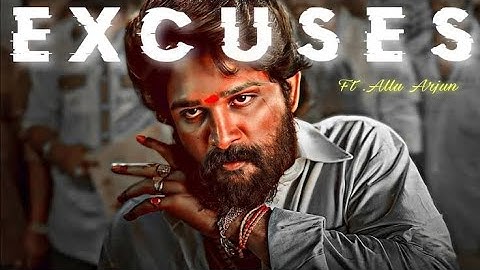 excuses FT. stylish star Allu Arjun 🔥 song by AP Dhillon😈