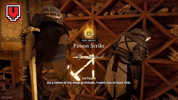 Unlocking the Poison Strike ability - AC VALHALLA - Breaking the Order - 4 Order medallions reward