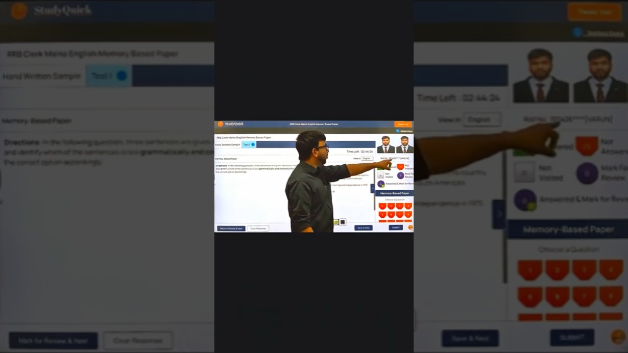 🔥 IBPS Real Exam Level English Mock Test | ✅ Exam Interface Practice | Varun Chitra Sir