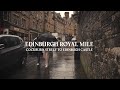 A Walk Up The Edinburgh Royal Mile In The Rain