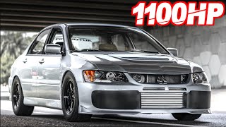 Baddest Street Evo EVER! 1100HP on 56PSI - SAVAGE SHIFTS (Pulls 1.5G-Force from 2nd Gear)