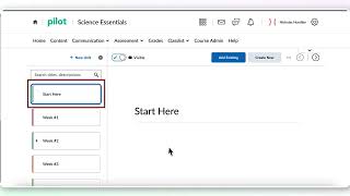 Creating Getting Started Information In Content In D2L