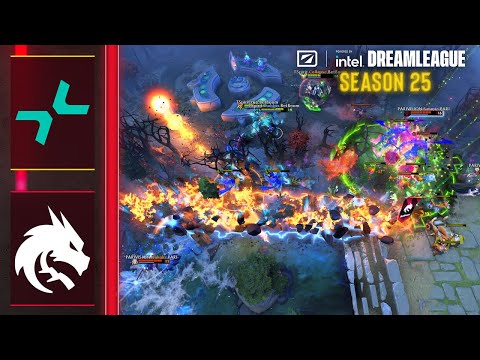 ГРУППОВОЙ ЭТАП! PARIVISION vs Team Spirit - ЛУЧШИЕ МОМЕНТЫ - DreamLeague Season 25