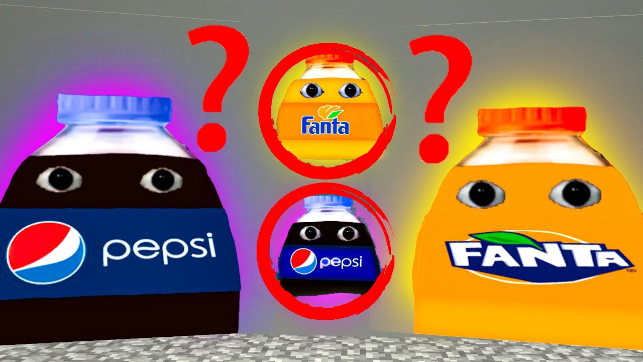 Munci Pepsi And Munci Fanta Lost Their Baby Pepsi And Baby Fanta | Nextbots Garry's Mod