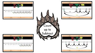 Counting up to Subtract