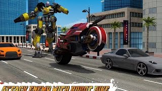 Moto Transformer Robot (By Great Games Studio) Android Gameplay HD screenshot 5