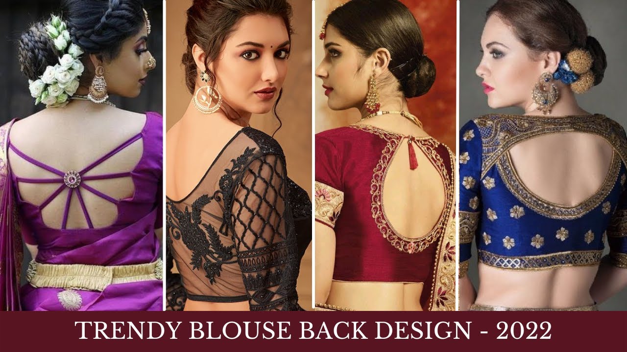 Latest Saree Blouse Back Designs 2022