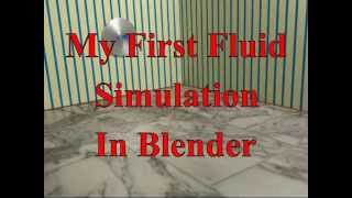 My First Fluid Simulation in Blender