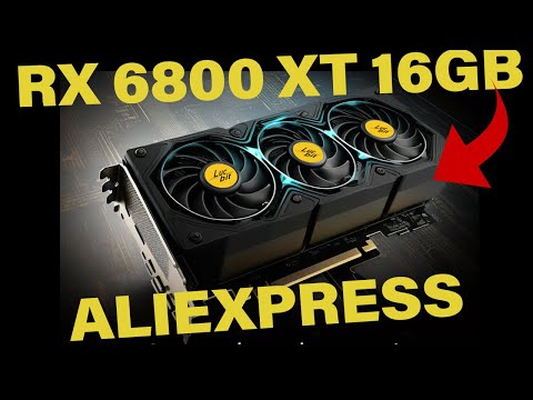 RX 6800 XT 16GB LUCBIT Barata do AliExpress #hackintosh #pcgamer#unboxing  placa top 