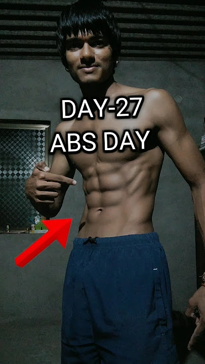 Day-27 👽 six pack workout at home #shorts #trending #sixpack #champion