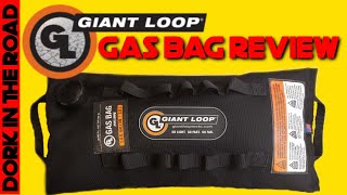 Giant Loop Gas Bag Review + Gas Bag vs Rotopax. Dual Sport/Adventure Bike Fuel Range EXTENDED!