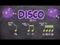 Easy rhythm exercise 4 playalong ta titi tikatika  disco version musiceducationforkids