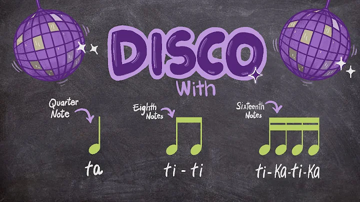 Easy Rhythm Exercise 4 PlayAlong: Ta, TiTi, TikaTika - DISCO Version #musiceducationforkids