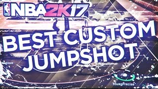 NBA 2K17: BEST CUSTOM JUMPSHOT! PLAYMAKER/SHARPSHOOTER!