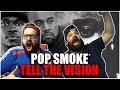 WHO IS THE CLOWN?? Pop Smoke - Tell The Vision  ft. Kanye West, Pusha T *REACTION!!