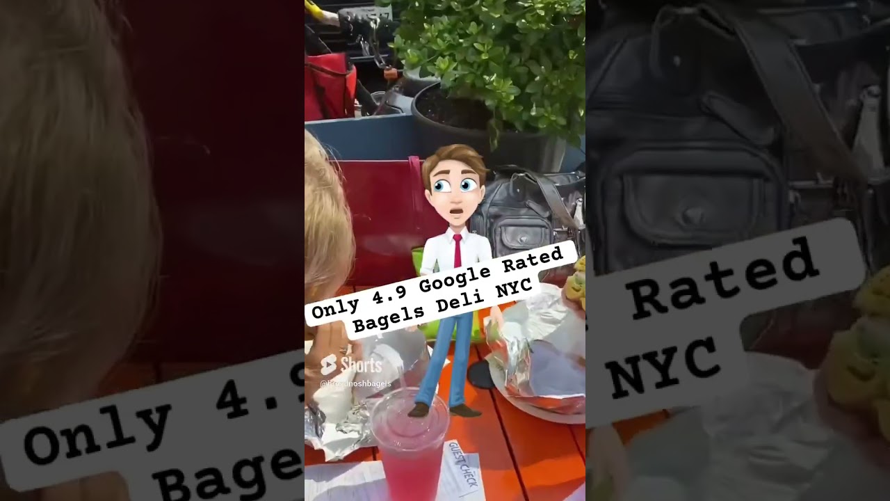 Only 4.9 rated bagel deli shop in NYC Broad Nosh bagels near Central Park 